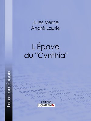 cover image of L'Épave du "Cynthia"...